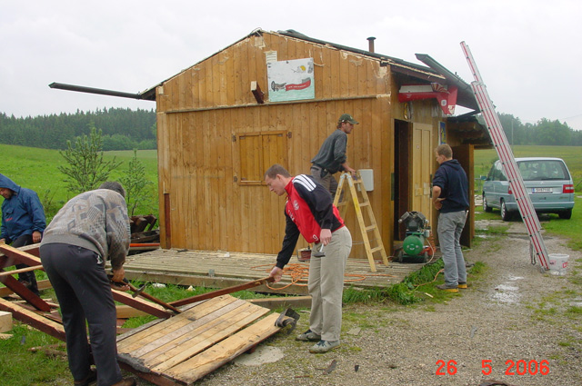 Umbau IGM Hütte 2006 /3